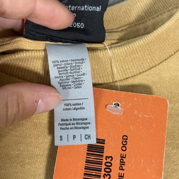 Harley Davidson Shirt Mens Small Yellow 2023 Orlando Florida USA Bikers Moto NWT - Picture 11 of 15